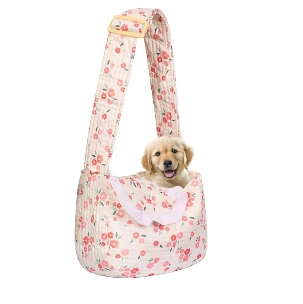 Floral Pet Carrier Bag
